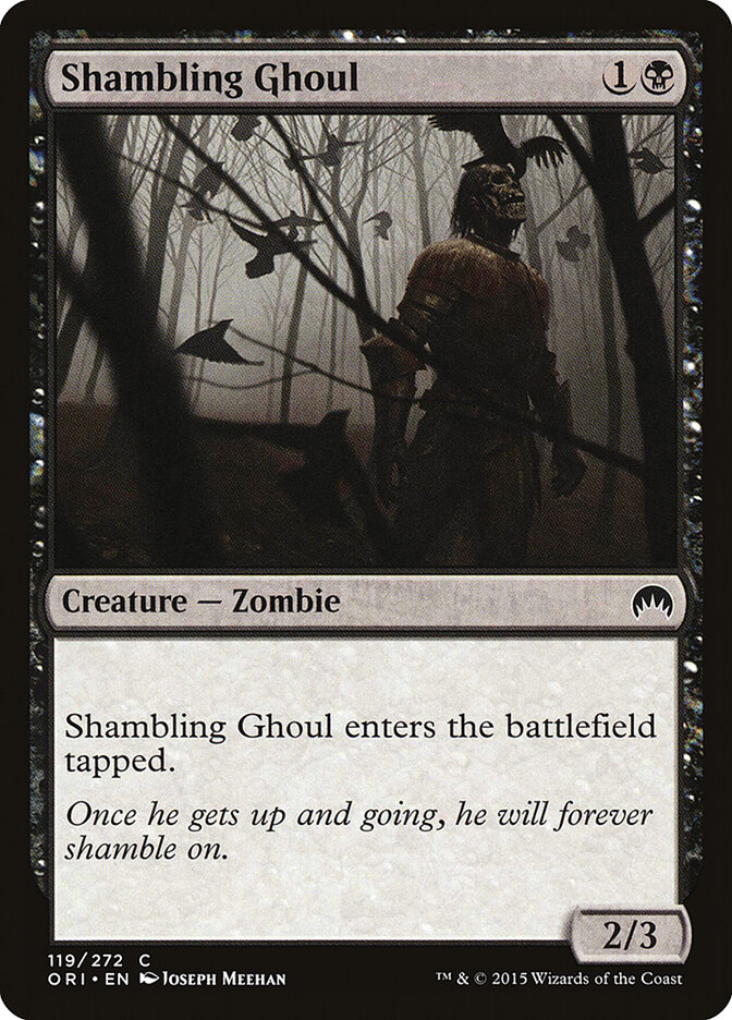Shambling Ghoul card front
