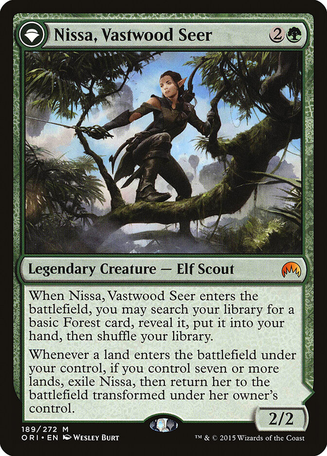 Nissa, Vastwood Seer card front