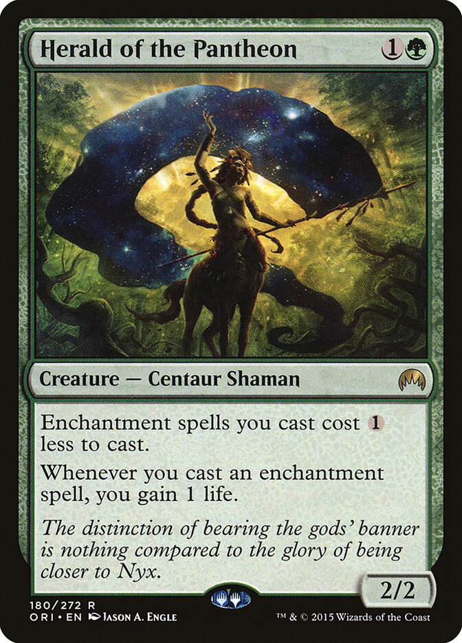 Herald of the Pantheon card front