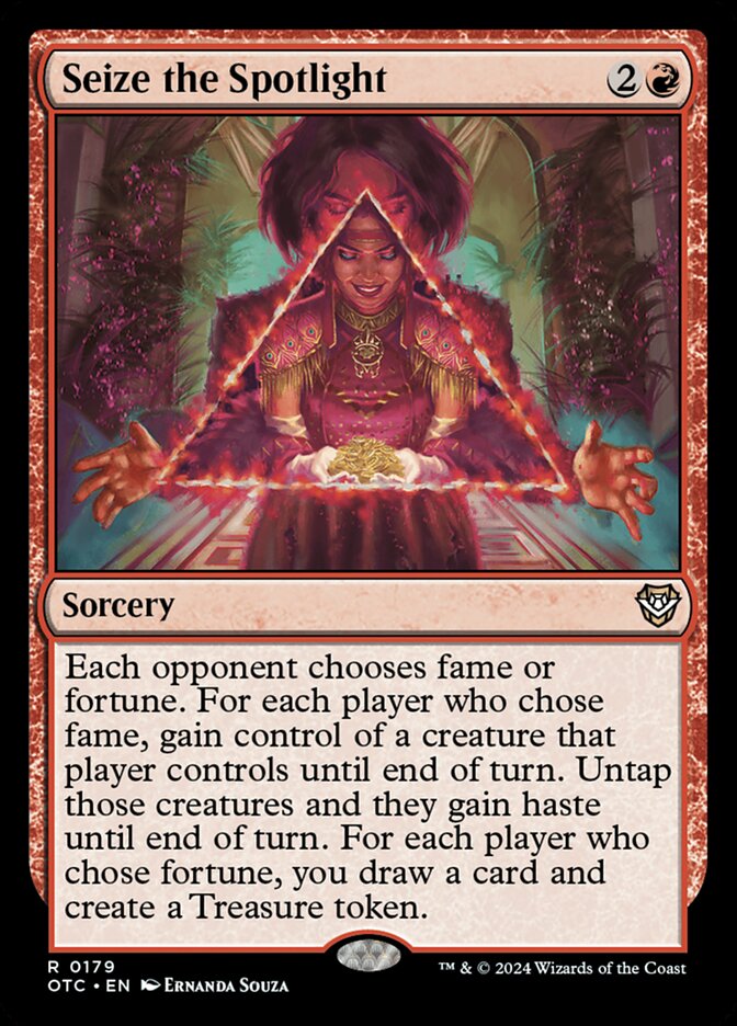 Seize the Spotlight card front