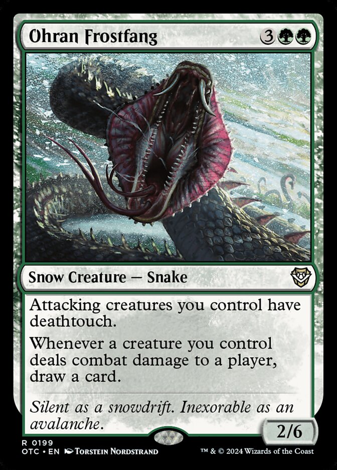 Ohran Frostfang card front