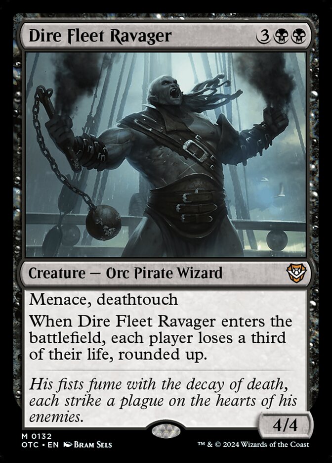 Dire Fleet Ravager card front