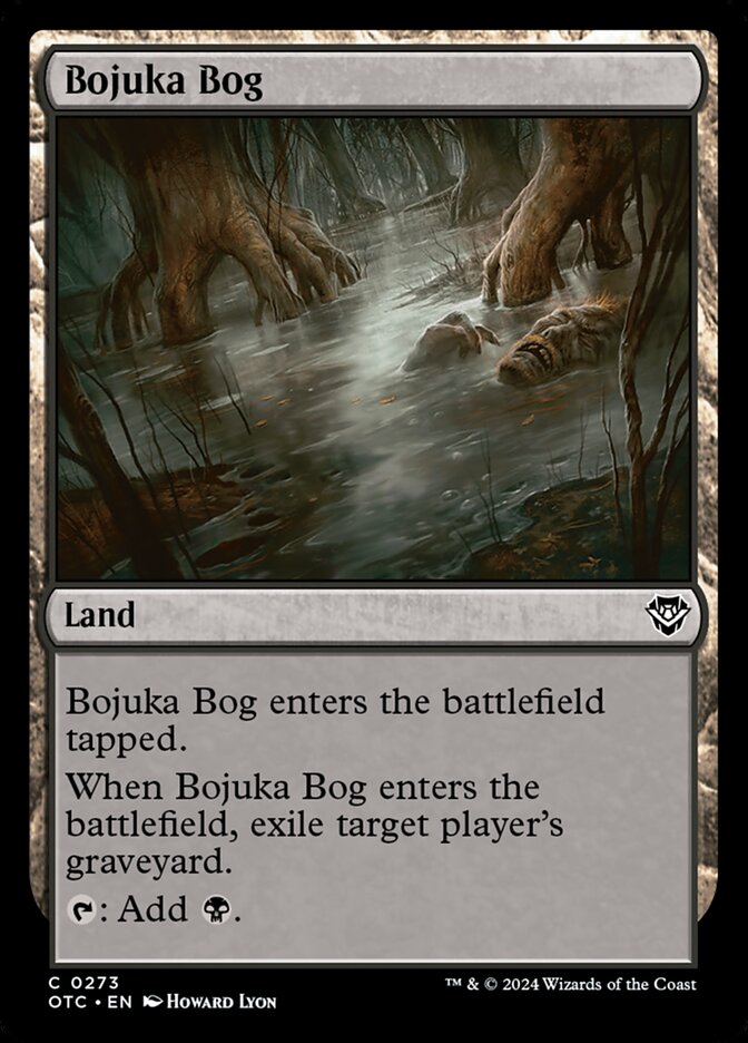 Bojuka Bog card front