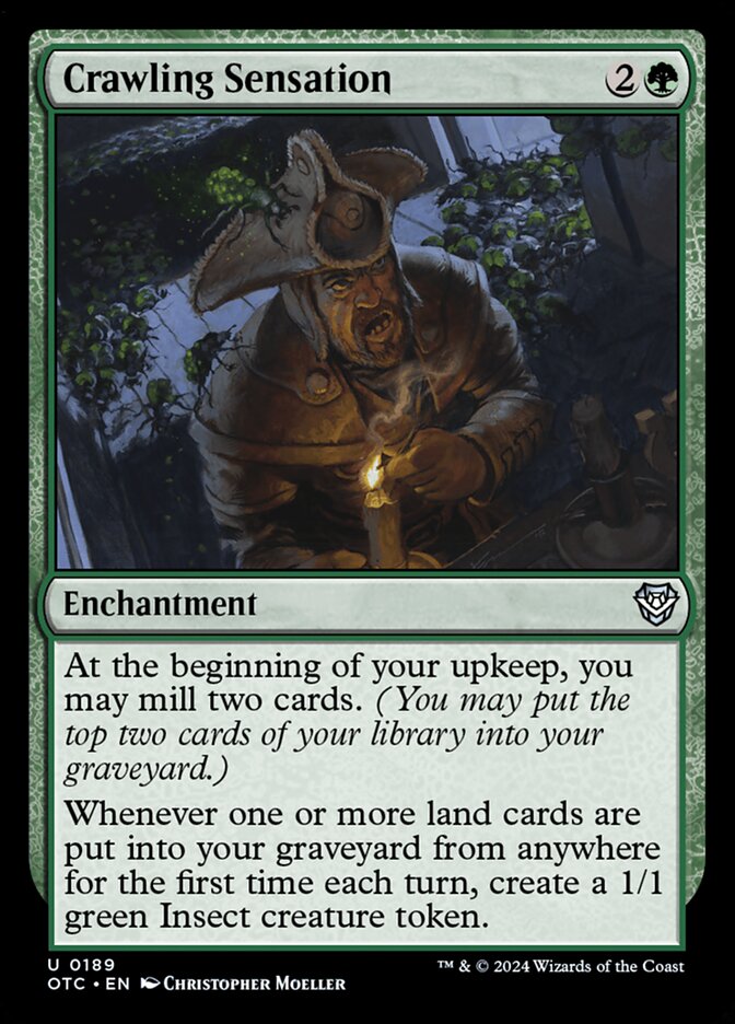 Crawling Sensation card front