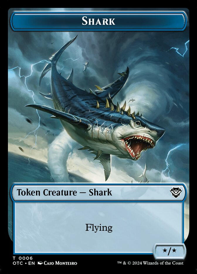 Shark card front