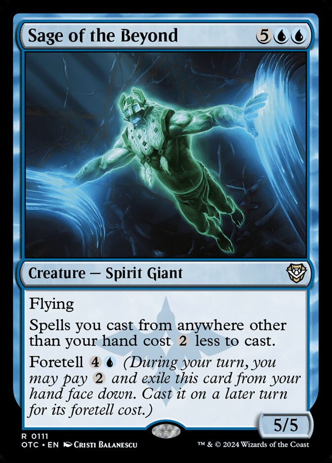 Sage of the Beyond card front