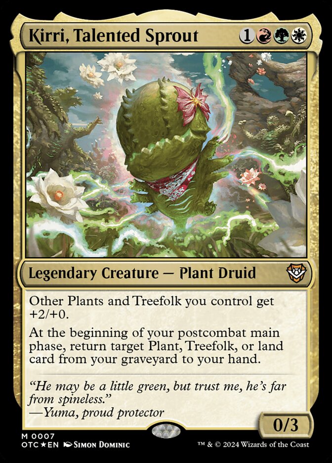 Kirri, Talented Sprout card front