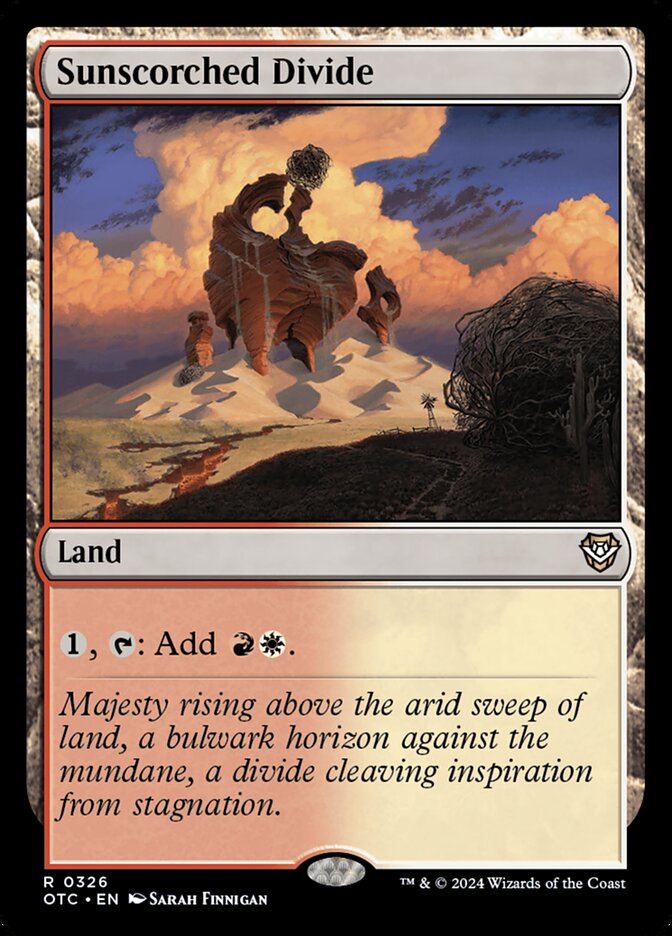 Sunscorched Divide card front