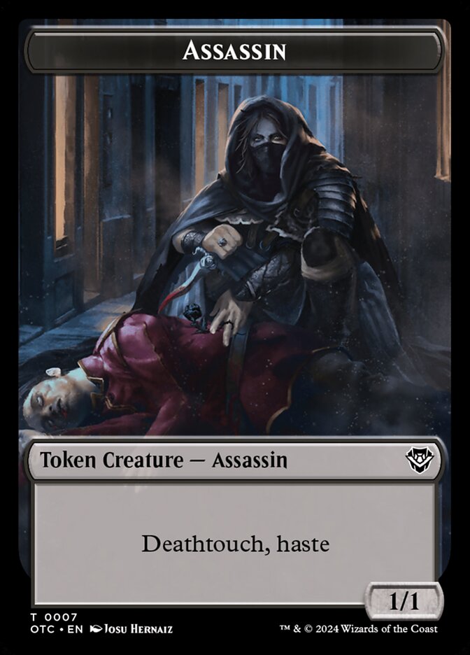 Assassin card front