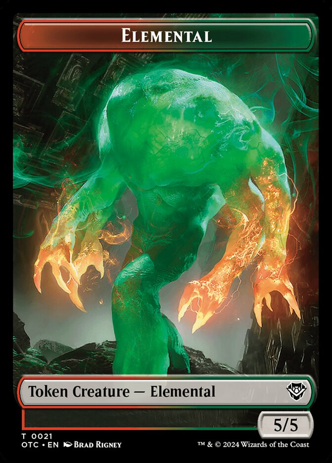 Elemental card front