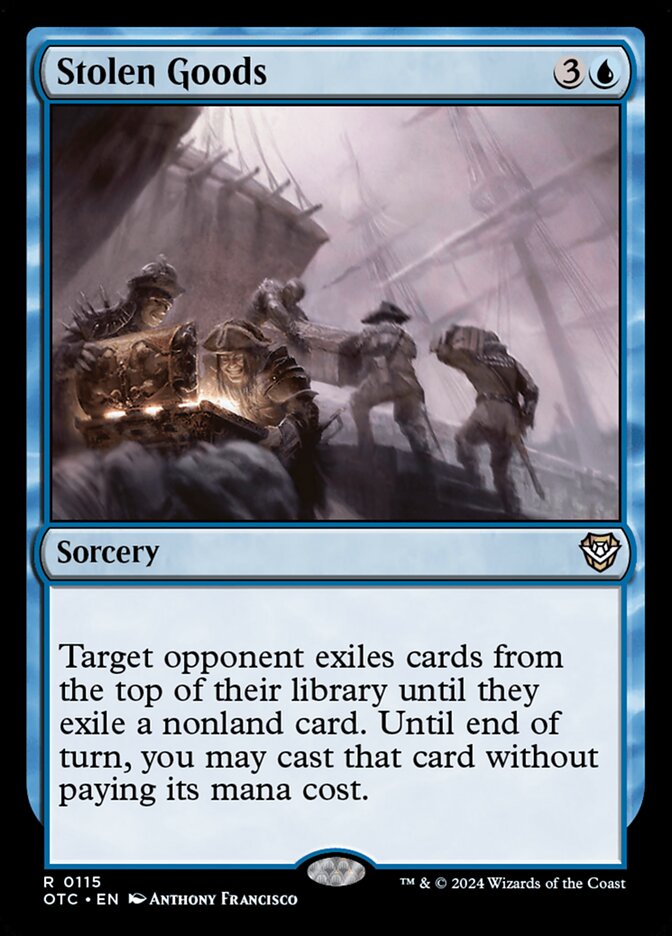 Stolen Goods card front