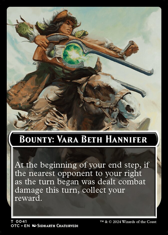 Bounty: Vara Beth Hannifer card front