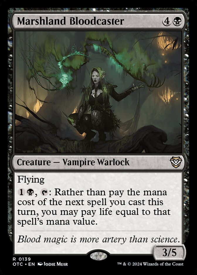 Marshland Bloodcaster card front