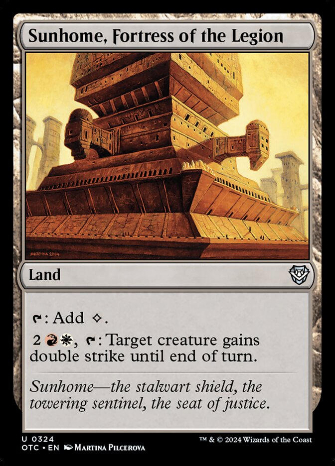 Sunhome, Fortress of the Legion card front