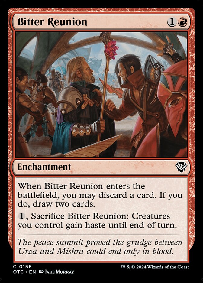 Bitter Reunion card front