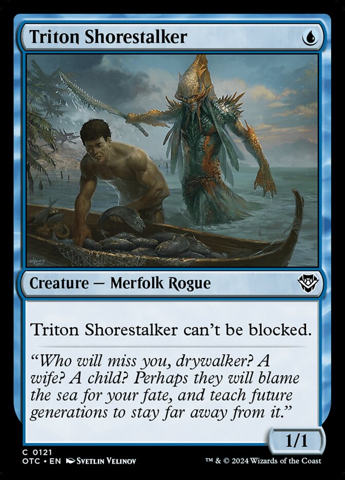 Triton Shorestalker card front