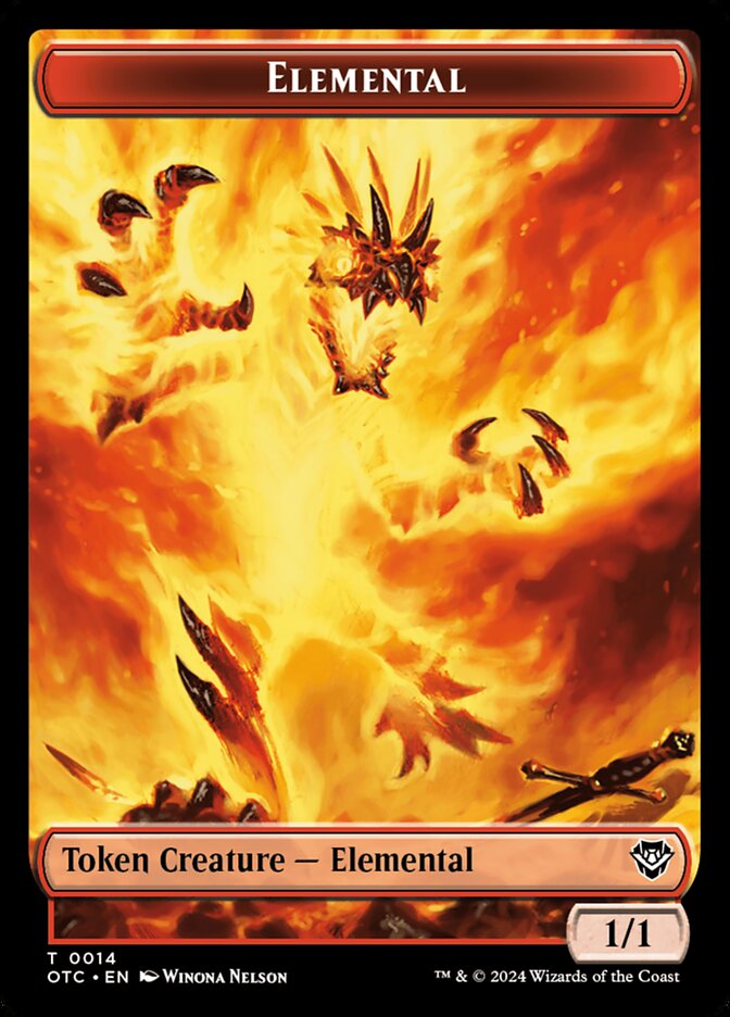 Elemental card front