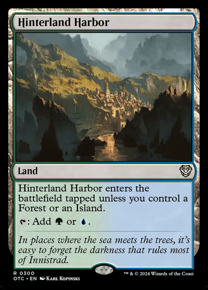 Hinterland Harbor card front