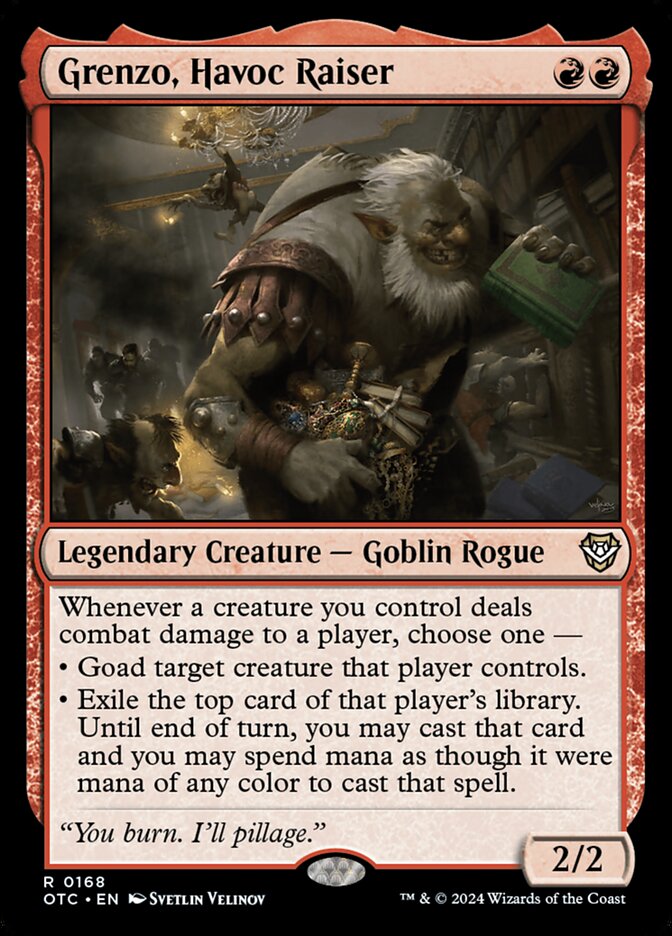 Grenzo, Havoc Raiser card front