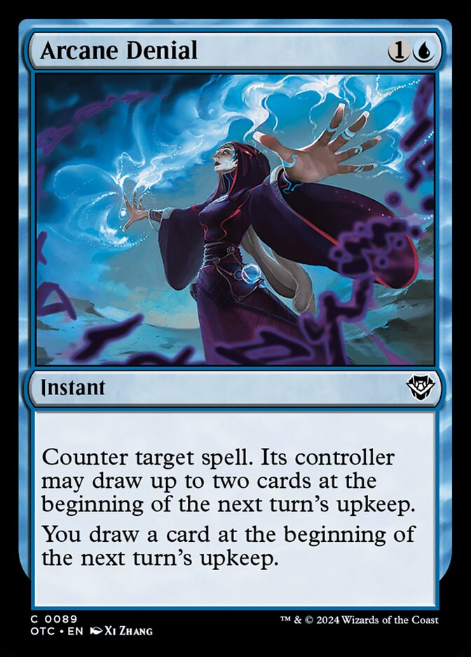 Arcane Denial card front