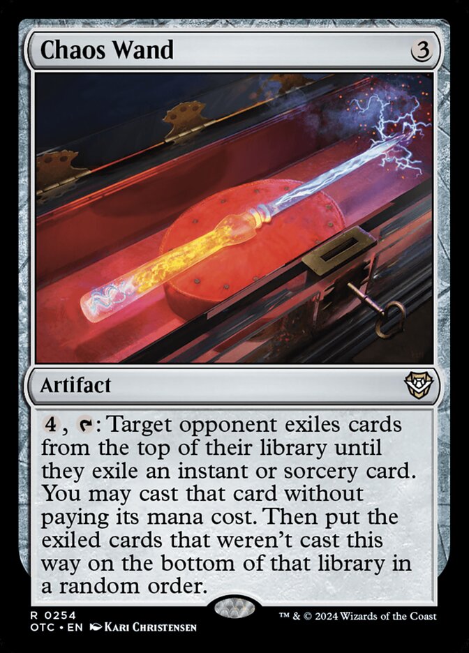 Chaos Wand card front