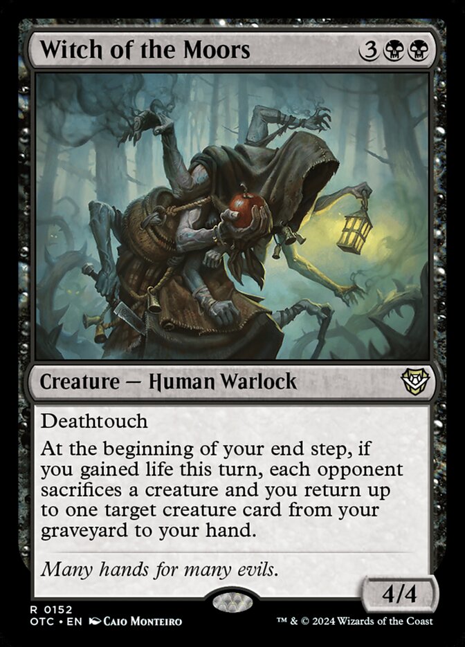 Witch of the Moors card front