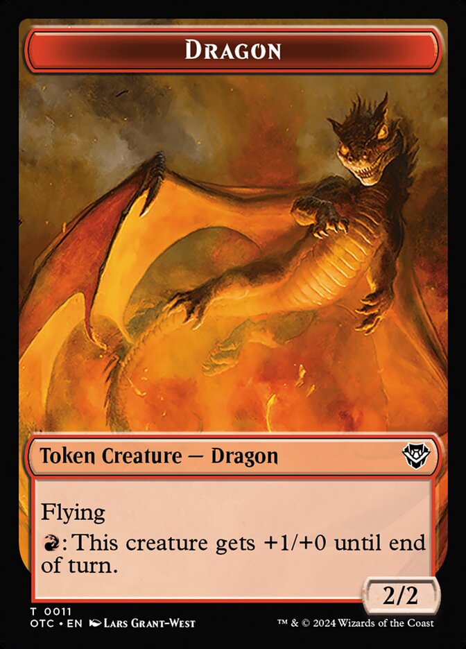 Dragon card front