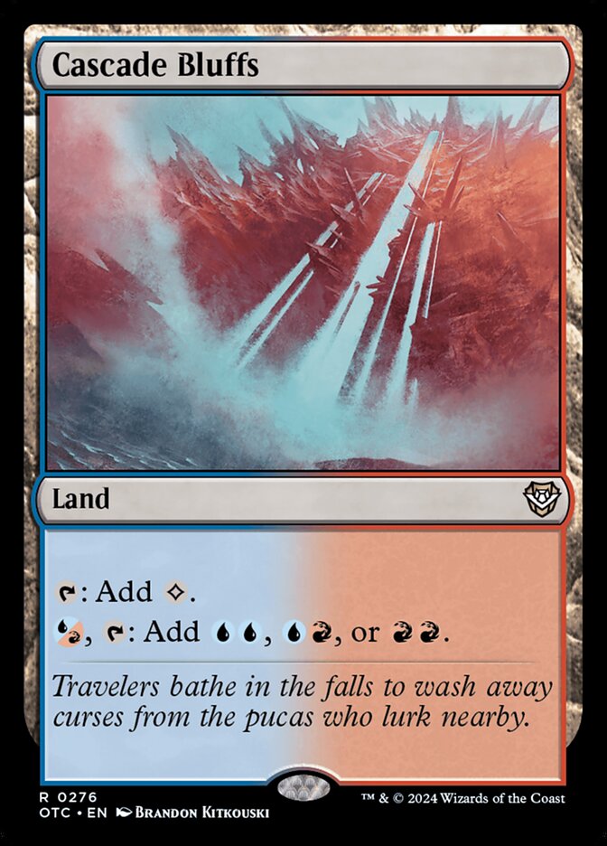 Cascade Bluffs card front