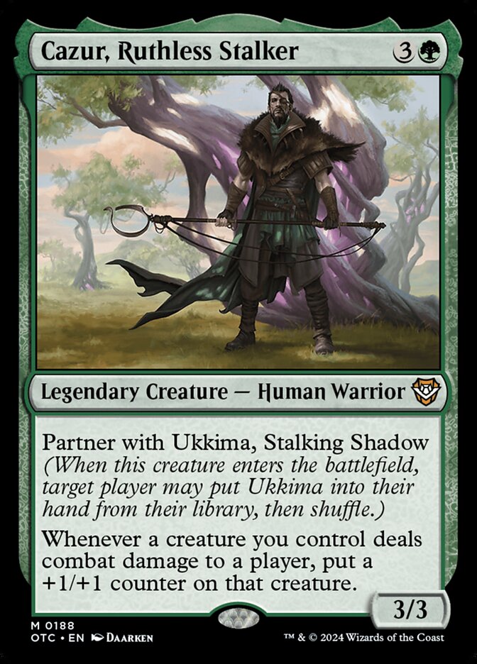 Cazur, Ruthless Stalker card front
