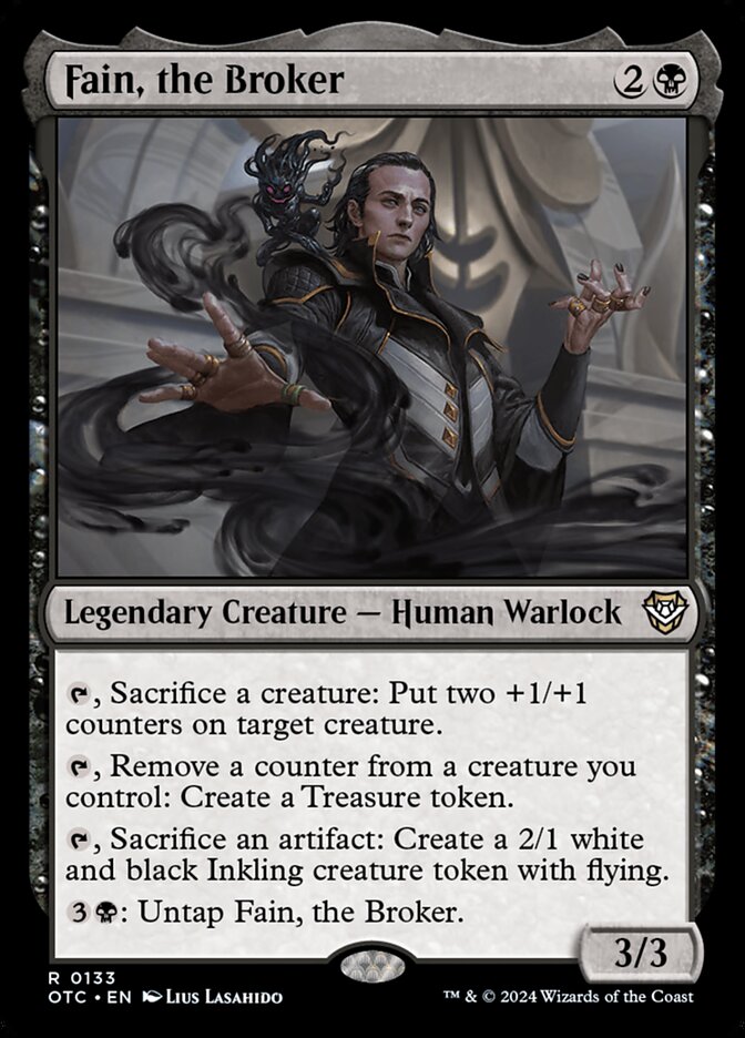 Fain, the Broker card front