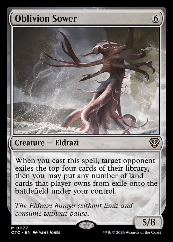 Oblivion Sower card front