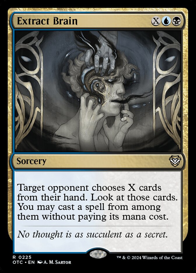 Extract Brain card front