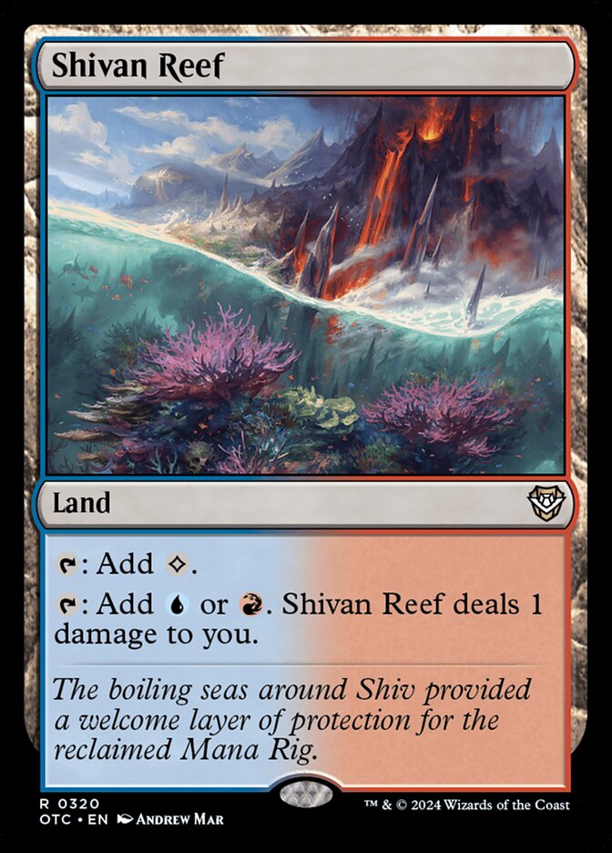 Shivan Reef card front