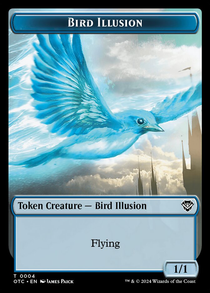 Bird Illusion card front
