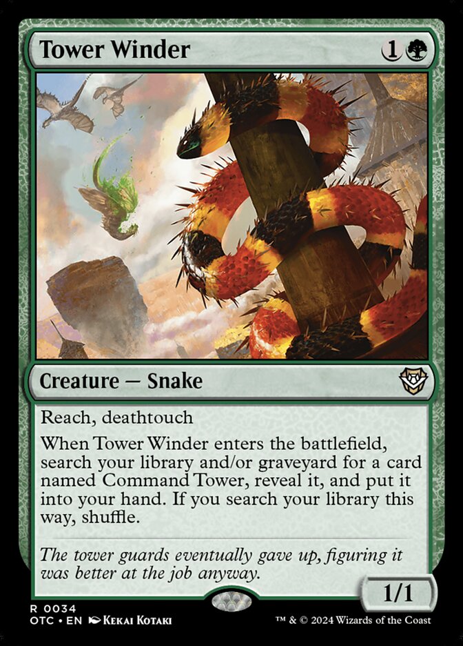 Tower Winder card front
