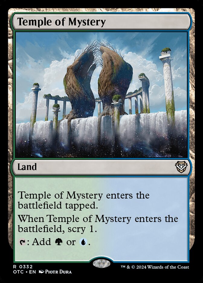 Temple of Mystery card front