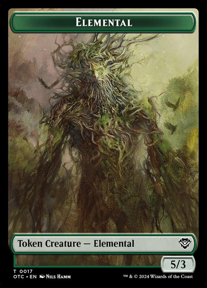 Elemental card front