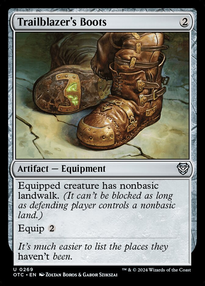 Trailblazer's Boots card front