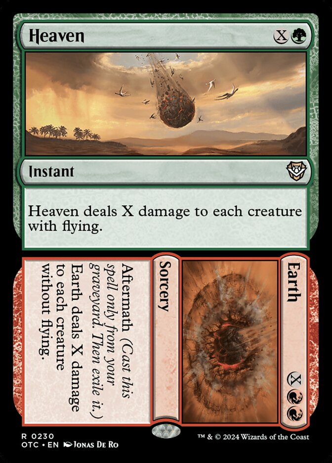 Heaven card front