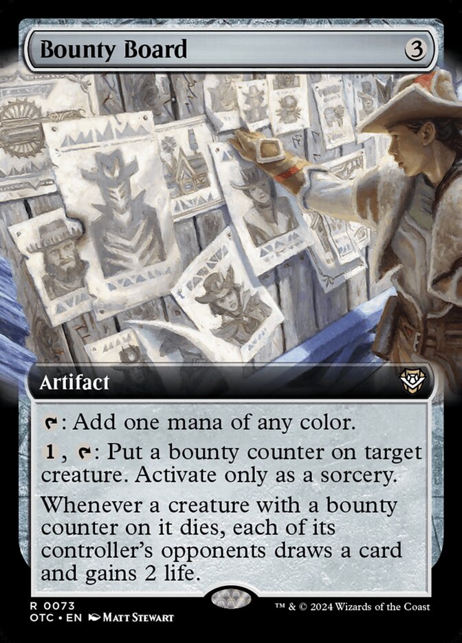 Bounty Board card front