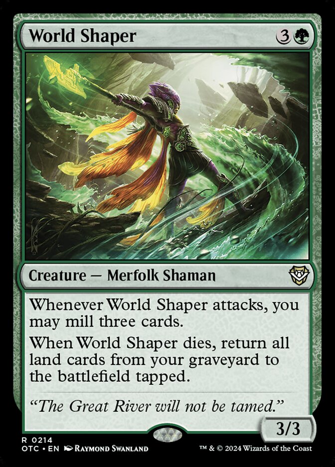 World Shaper card front