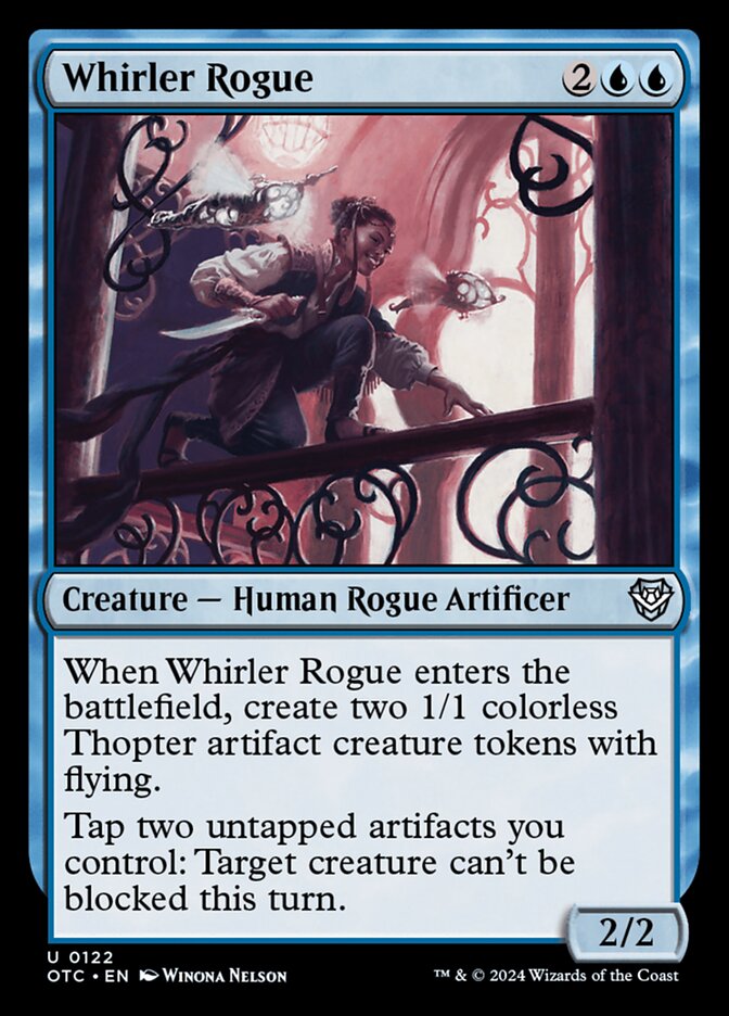 Whirler Rogue card front
