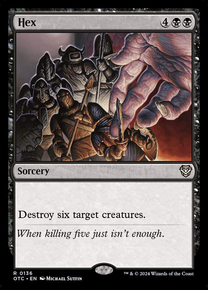 Hex card front