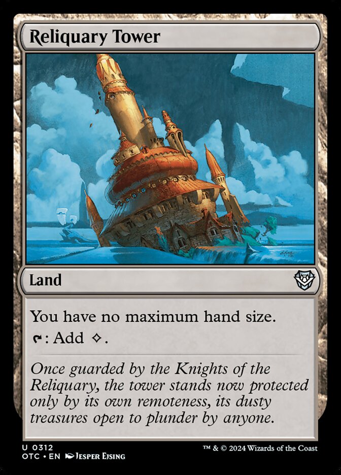 Reliquary Tower card front