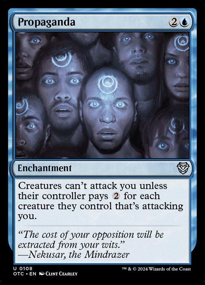 Propaganda card front