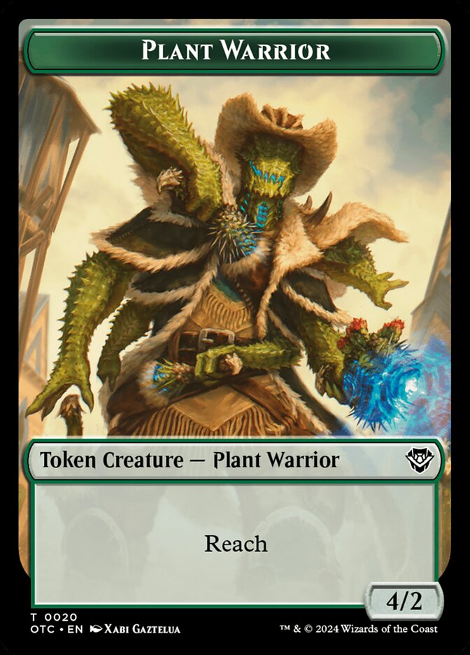 Plant Warrior card front