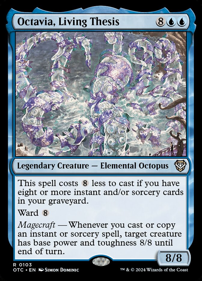 Octavia, Living Thesis card front