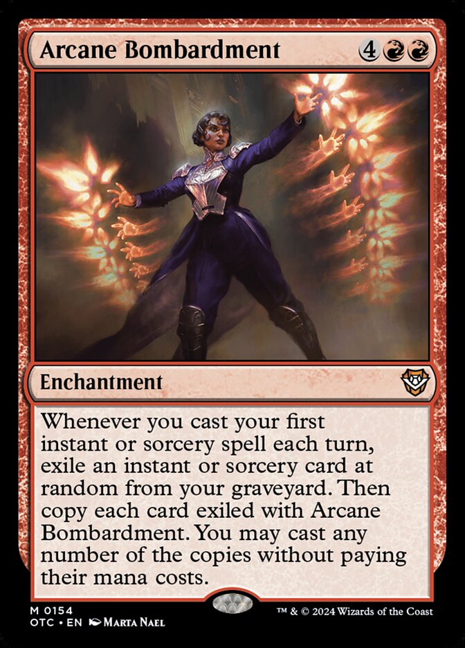 Arcane Bombardment card front
