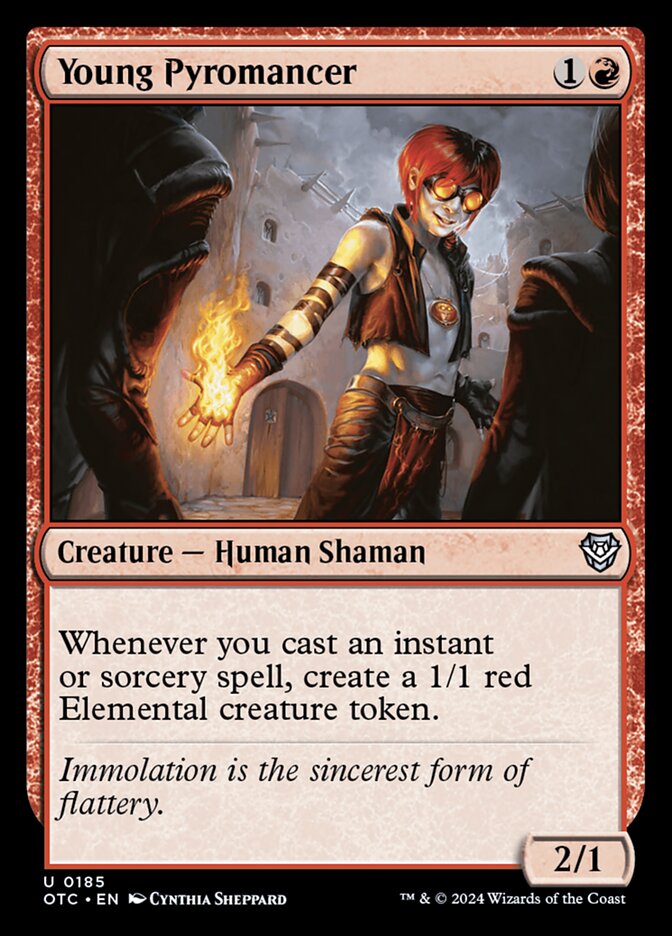 Young Pyromancer card front