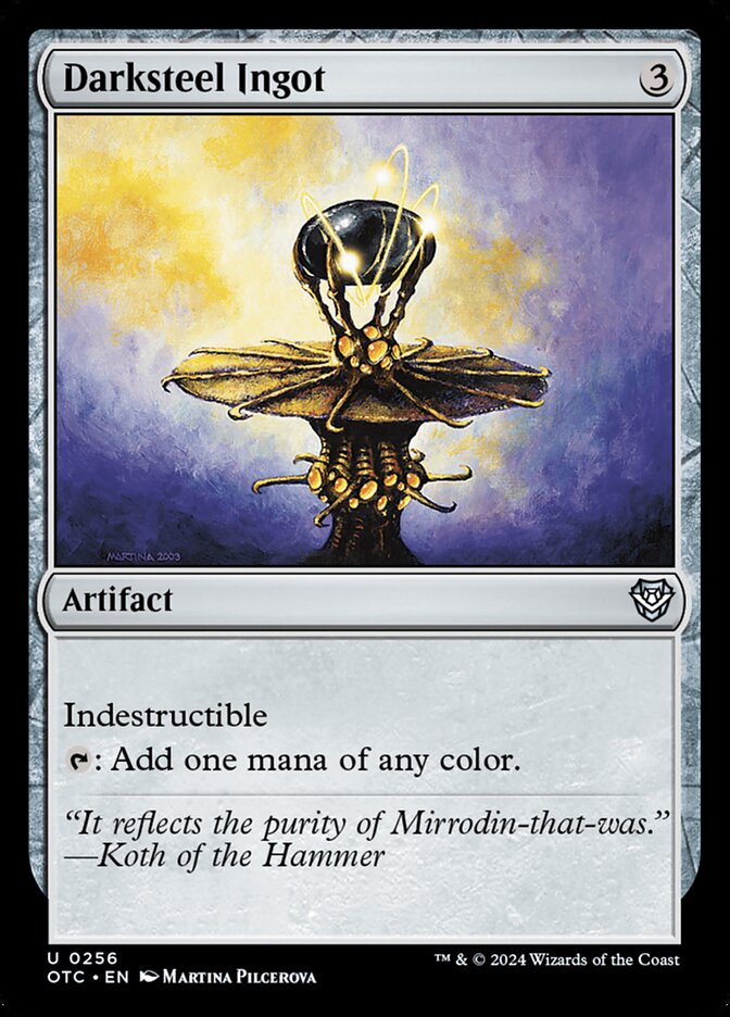 Darksteel Ingot card front
